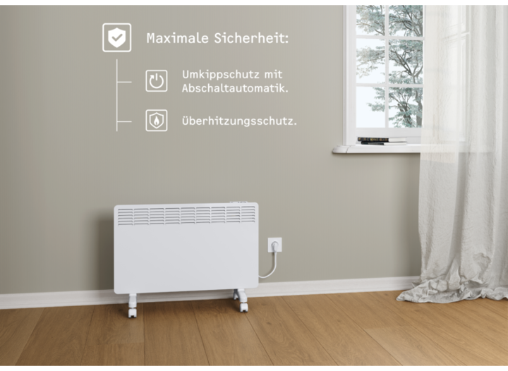 Produktbild Stiebel Eltron EG-50-PL2- PE Konvektor-Heizung Standgerätf ür ca. 25 m², TÜV geprüft, elektr. Regler (2000 W)