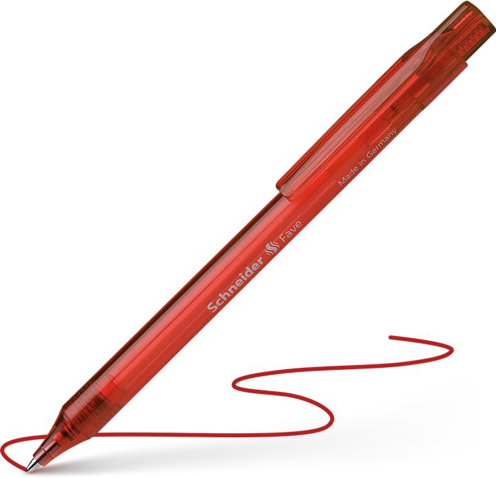 Produktbild Schneider Kugelschreiber Fave (Rot, 20 x)