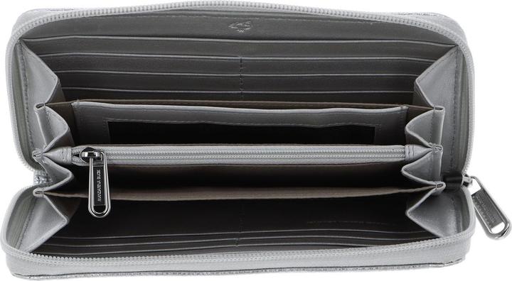 Image du produit Mandarina Duck Portemonnee en cuir structuré avec fermeture éclair et compartiments
