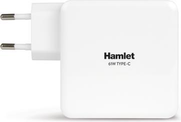 Image du produit Hamlet 61W Type-C Charger universal notebook power supply white (chargeur universel pour ordinateur (61 W)