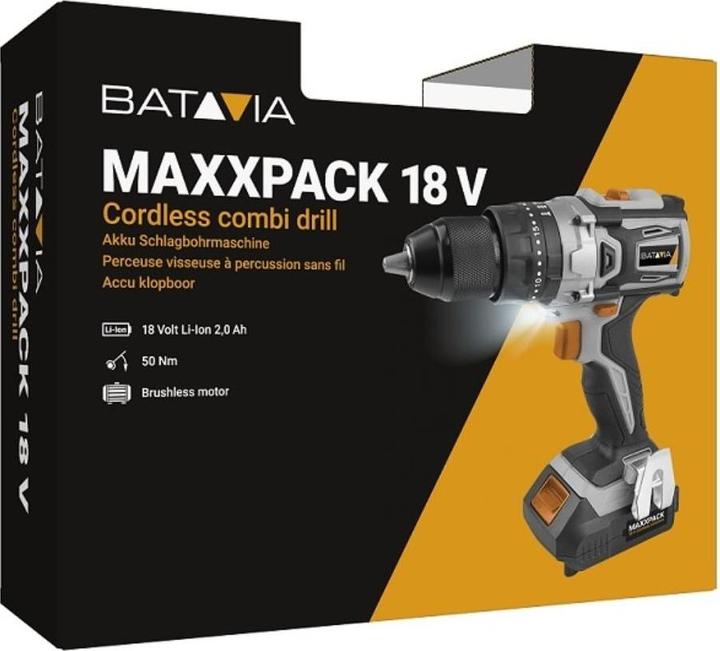 Image du produit Batavia Perceuse-visseuse à percussion sans fil 18V 7062722