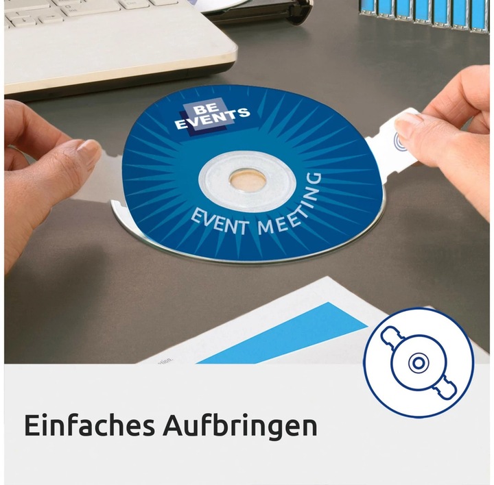 Actual product image Avery CD labels SuperSize