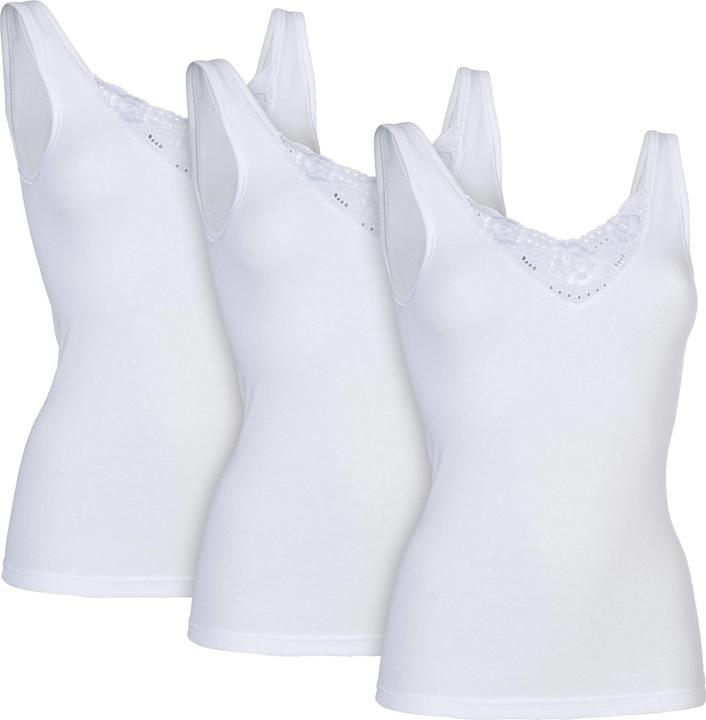 Produktbild Erwin Müller Damen-Unterhemd 3er-Pack kochfest (38)