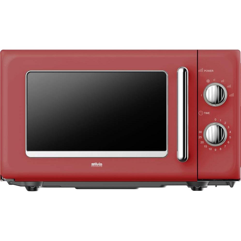 Silva MW-R 25.3 rot Mikrowelle, 700 W, 20 L, Retro (20 l) (430033)