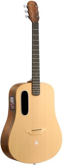 Actual product image Lava Music Guitar ME4 Spruce 41 with charging station and cable (Acoustic guitar, Copper-nickel bundles, Okoume, Spruce, HPL)
