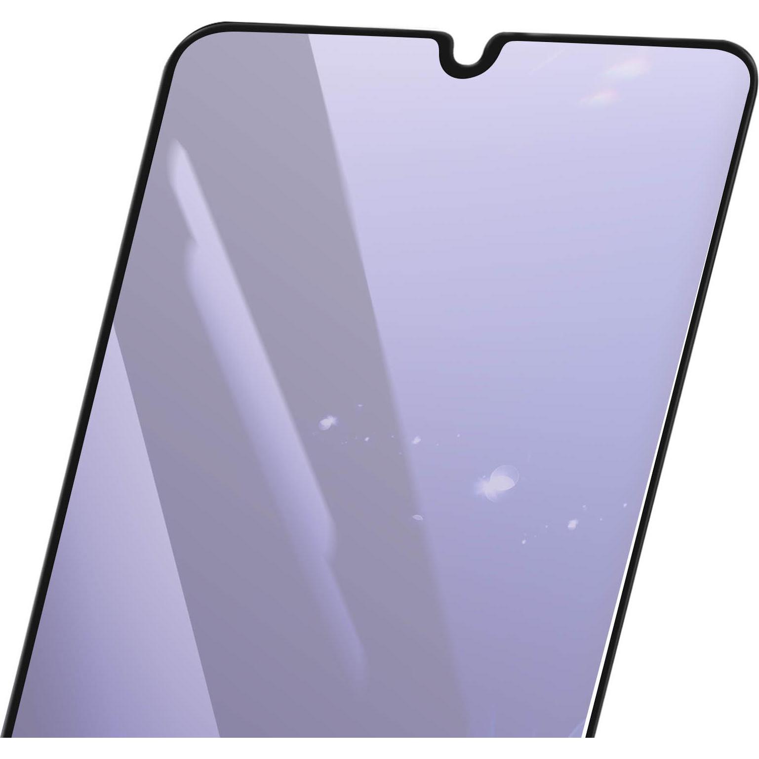 Thumbnail - Avizar BlueGuard Glas-Displayschutz mit Blaulicht-Filter (1 Stück, Samsung Galaxy A32), Smartphone Schutzfolie, Schwarz