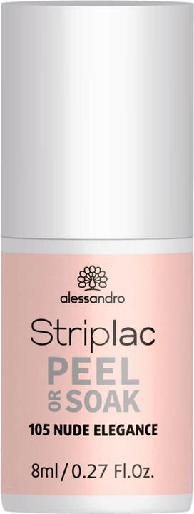 Actual product image Alessandro Striplac Peel or Soak (Nude Elegance, UV gel varnish)