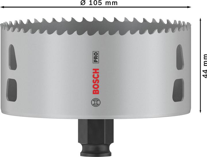 Produktbild Bosch Professional Zubehör PRO Multi Material PC Plus Lochsäge, 105 mm (105 mm)