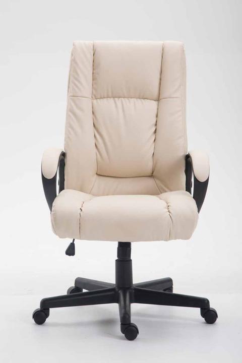 Image du produit CLP Chaise de bureau XL Sparta similicuir, crème (45 - 55 cm)