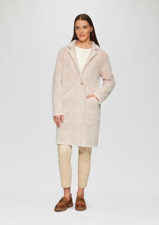 Produktbild s.Oliver Strickjacke Kuscheliger Strickmantel in Jacquard-Optik (S)