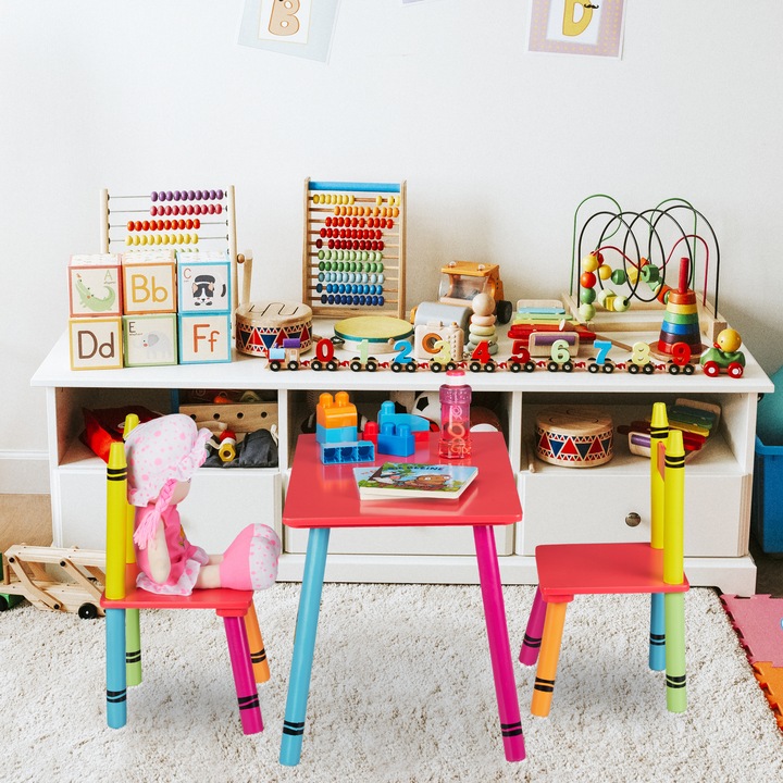 Actual product image Relaxdays Children's seating group (Kids table)