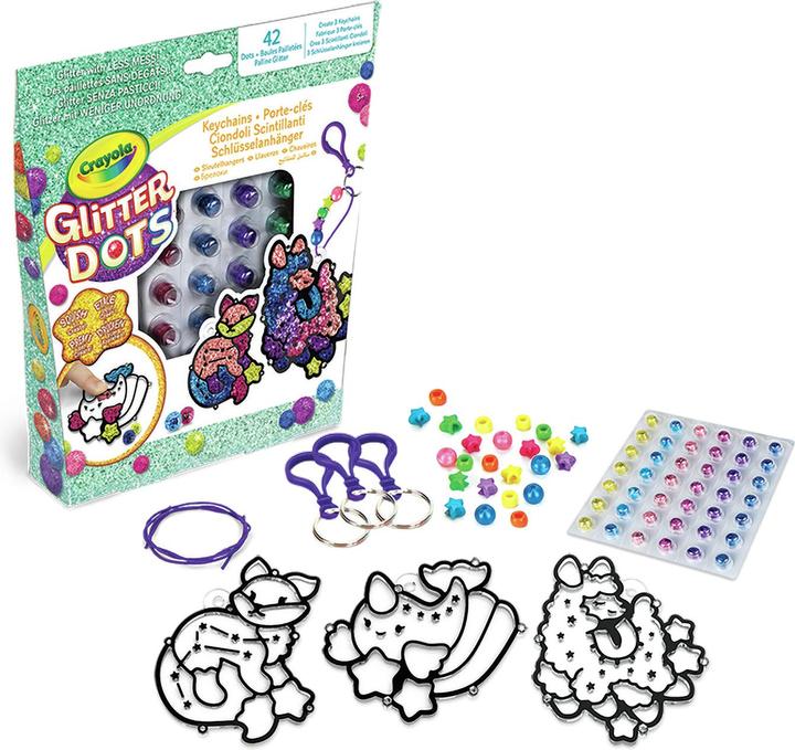 Produktbild Crayola Glitter Dots Keychain