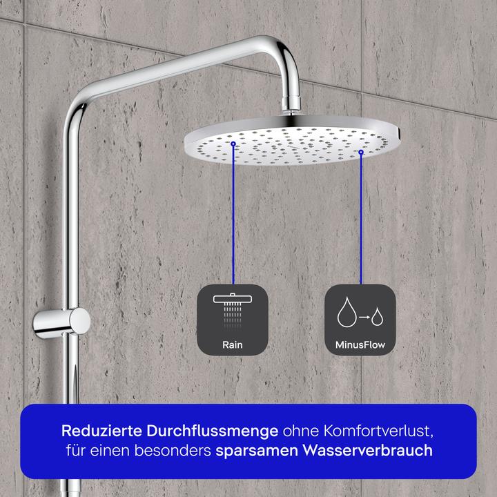 Image du produit Duravit Shower Systems système de douche Reno Minusflow, chrome, UV4322002010, UV4322002010