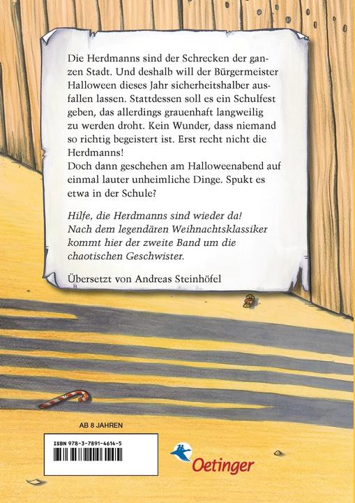 Produktbild Achtung, die Herdmanns sind zurück (Deutsch, Andreas Steinhöfel, Barbara Robinson, Isabel Kreitz, 2008)