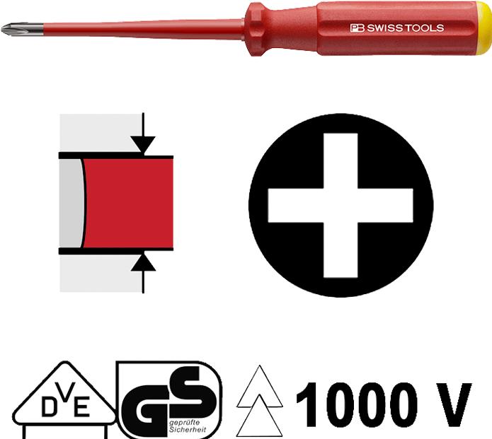 Produktbild PB Swiss Tools Schraubenzieher PB 5190 4-200 (Phillipps-Kreuzschlitz (PH))