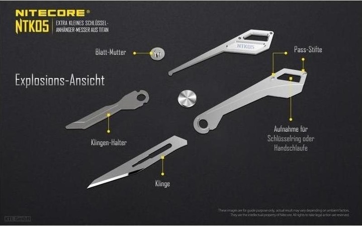 Produktbild Nitecore Titan Knife NTK05