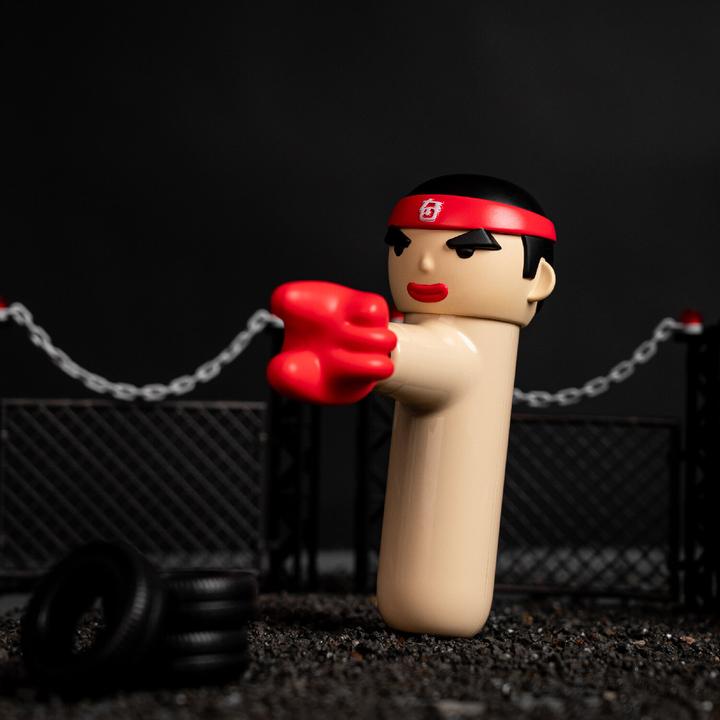 Produktbild 4smarts Mini massage gun ACECOOL KungFu Boxer beige (3 Stufen, 180 min)