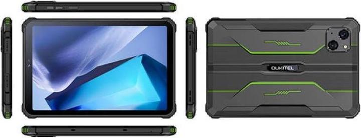 Actual product image Oukitel Tablet RT3 Pro 4G 8 4/128GB Grün (4G, 8", 128 GB, Black, Green)