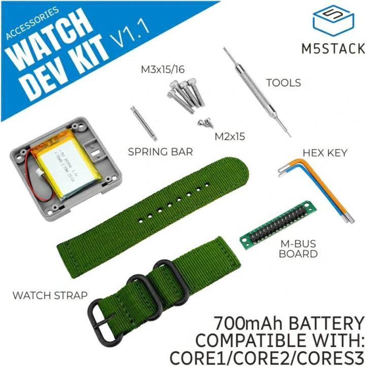 Actual product image M5Stack Watch Development Kit V1.1