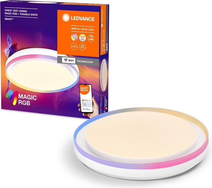 Immagine prodotto Ledvance Smart+ Orbis soffitto ZEST MAGIC RGB (1050 lm)