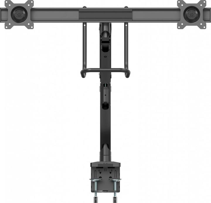 Actual product image StarTech ARMSLMBARDUO monitor mount (dual monitor, synchronized height adjustment, T (Table, 32", 16 kg)