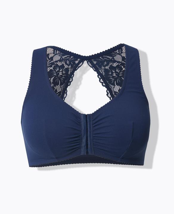 Actual product image Ulla Popken Lace Back Front Close Bralette (100 D)