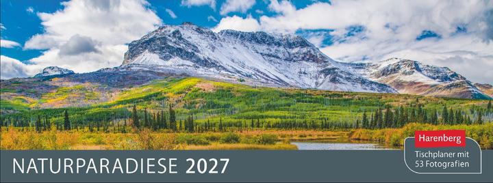 Produktbild Harenberg Naturparadiese Premium-Tischplaner 2027 - Wochenkalender mit 53 Fotografien (Spezial)