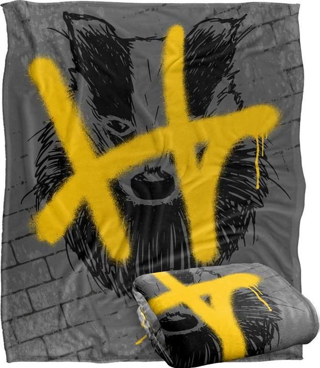 Produktbild Decke Hufflepuff Graffiti (152 x 127 cm)