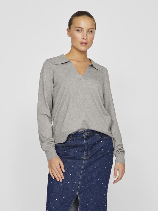 Actual product image Vila Split collar knitted jumper (M)