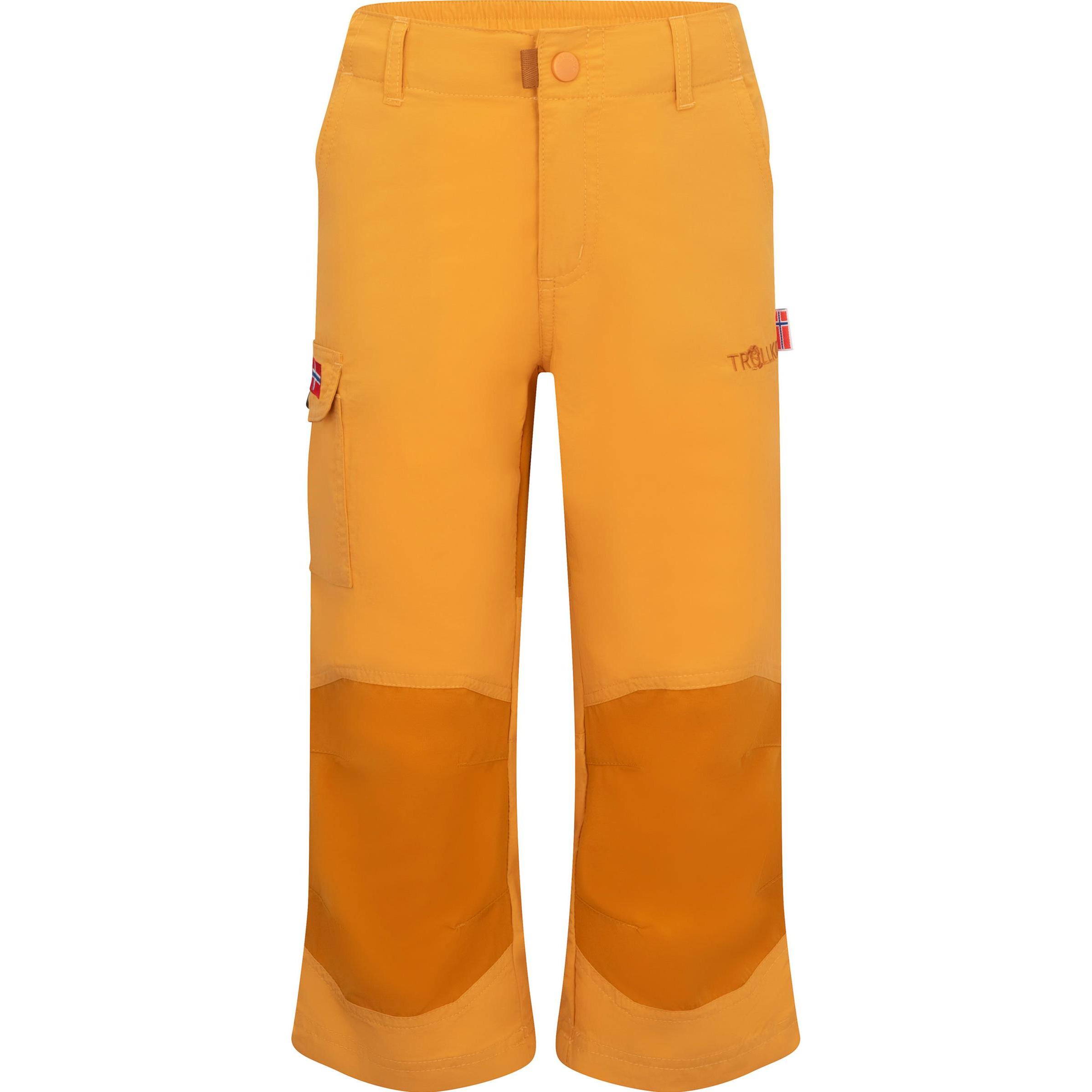 Trollkids, Unisex, Outdoorhose, Kid's Hammerfest 3/4 Pants (110), Braun, 110