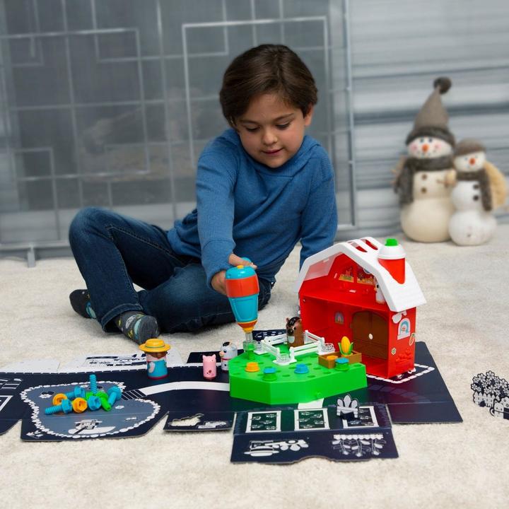 Image du produit Learning Resources Design & Drill Bauernhof-Spielzeugset (ab 3 Jahren)