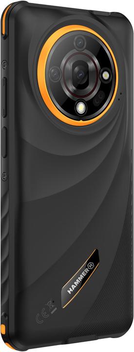 Image du produit Hammer Stossfestes Android 14 Smartphone 6,56" Akku 6050mAh (128 Go, Noir, 6.56", Double SIM, 4G)