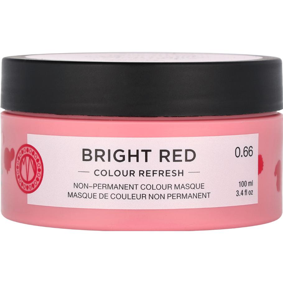Thumbnail - Maria Nila, Haarmaske, Colour Refresh - Bright Red 0.66 (100 ml)
