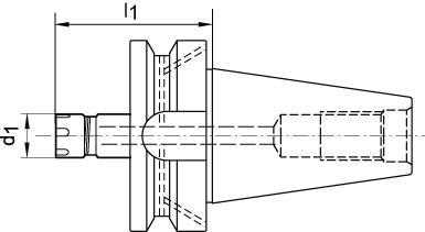 Produktbild Magni Spannzangenfutter Mini JISB6339AD A160 BT40- ER11M FORTIS