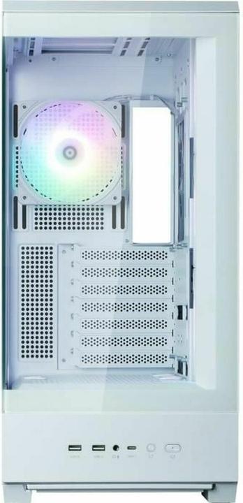 Produktbild Zalman GHE P50 DS ATX Geh??use Tempered Glass Panoramic View - Wei?? (ATX, mATX, Mini-ITX)