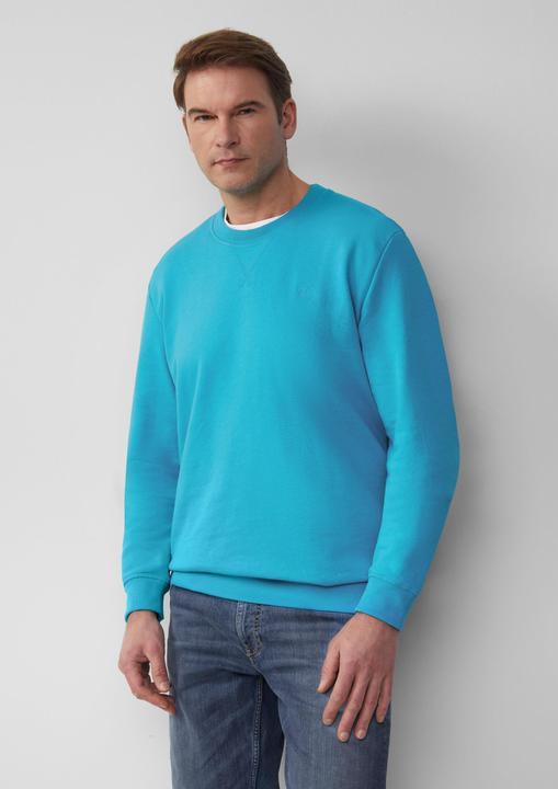 Produktbild s.Oliver Sweatshirt Sweatshirt mit Label-Stickerei (XXL)