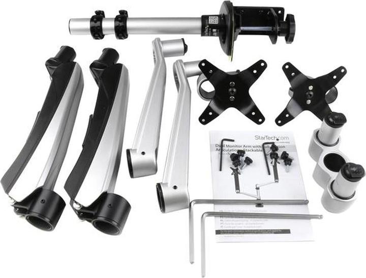 Productafbeelding StarTech Dubbele Monitorbevestiging - Stapelbaar (Tabel, 30", 9 kg)