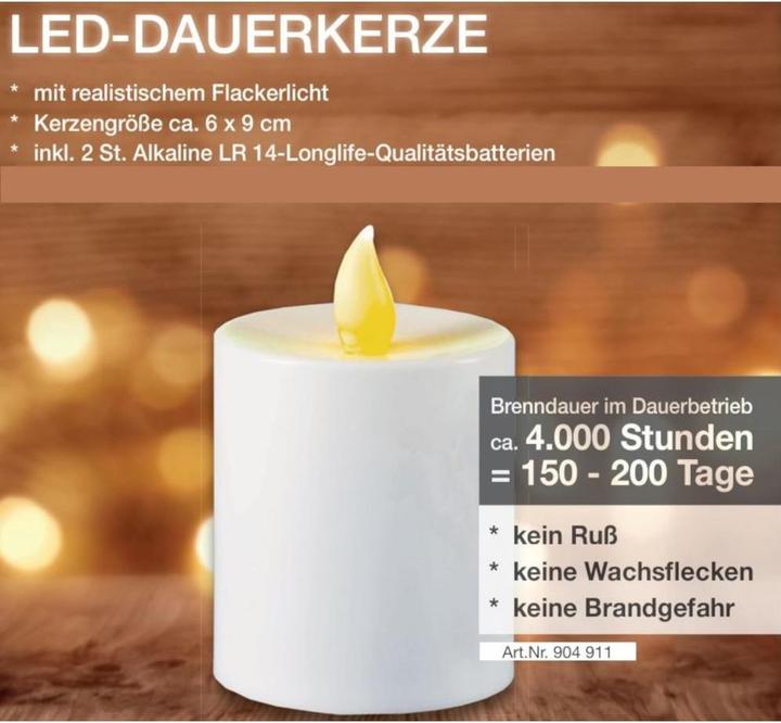 Produktbild Decotrend LED-Kerze (12x)