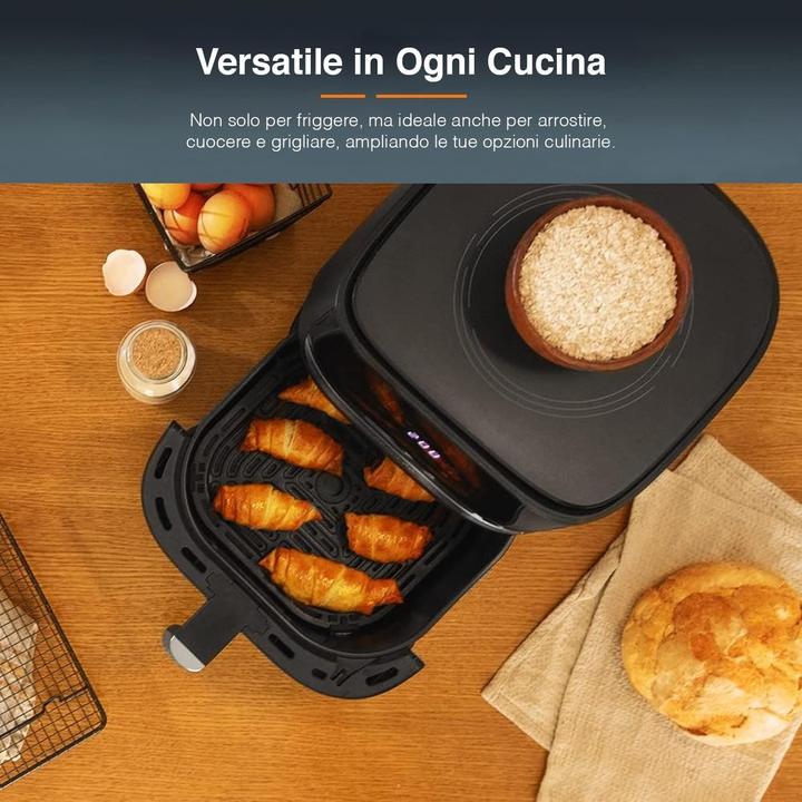 Produktbild Avilia Luftfritteuse mit Antihaftpfanne und Timer für fettfreies Kochen