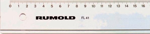 Produktbild Rumold Büro- und Technikerlineale FL 41 (40 cm)