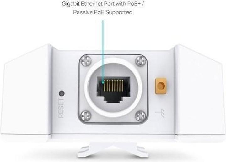 Produktbild TP-Link Omada EAP650-Outdoor V1 - Radio access point - Wi-Fi 6 - 2.4 GHz 5 GHz - cloud-managed - wall / pol (2402 Mbit/s)