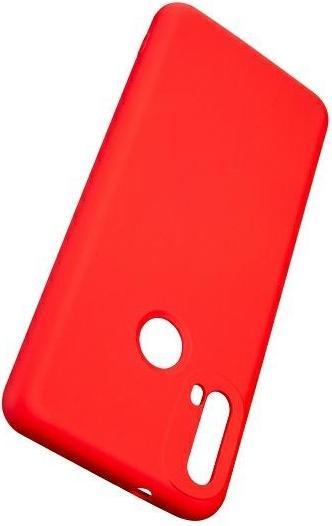 Produktbild Beline Etui Silicone Motorola Moto E20 czerwone /red (Motorola Moto E20)