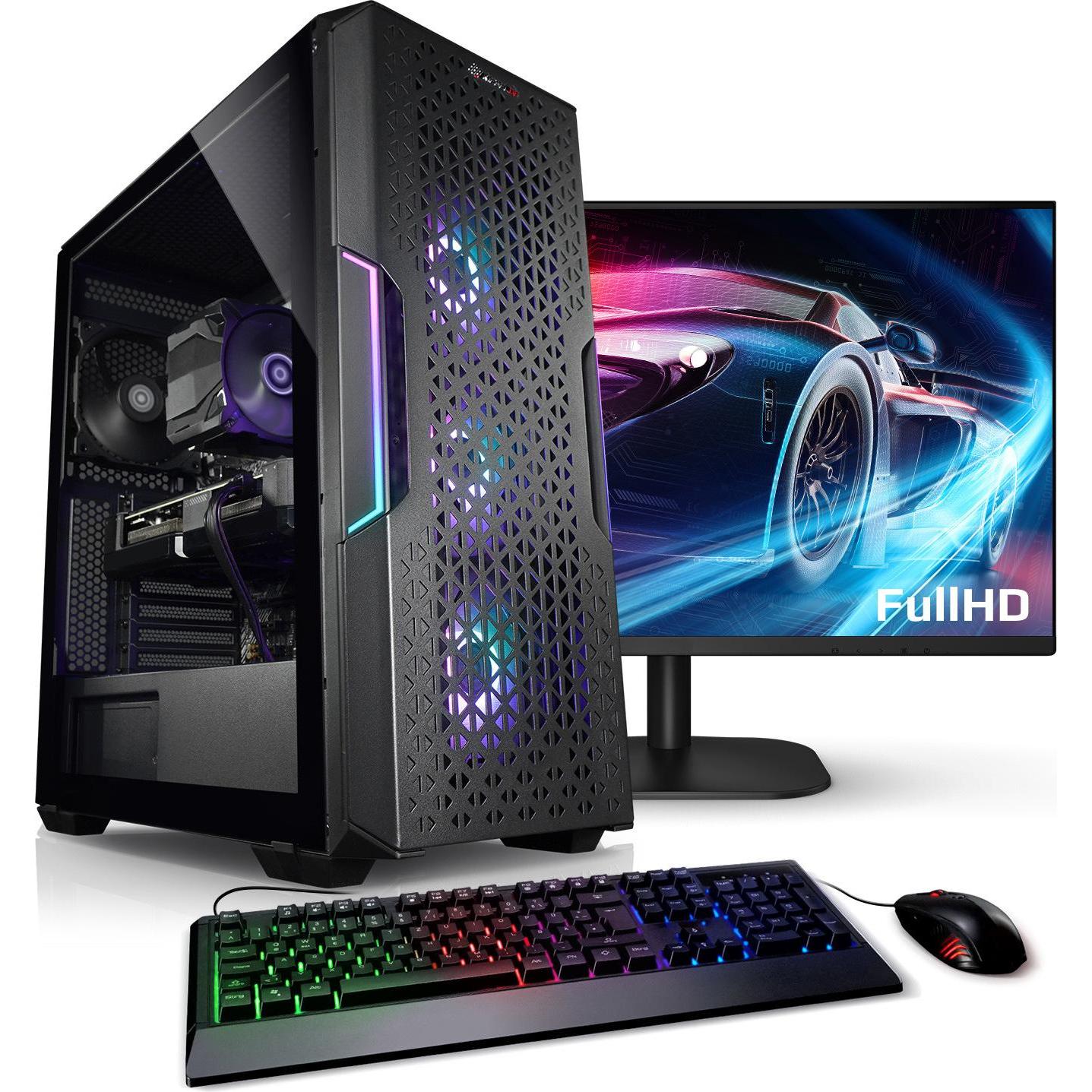 Thumbnail - Kiebel Total V (AMD Ryzen 5 5500, 16 GB, 512 GB, GeForce RTX 3060), PC, Schwarz
