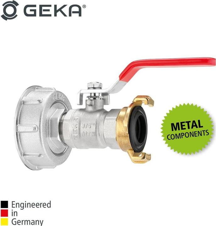 Image du produit Geka Plus IBC robinet à bille accouplement S60x6 (Attelage)