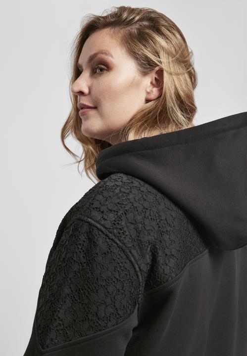 Produktbild Urban Classics Ladies Lace Inset Hoody (XS)