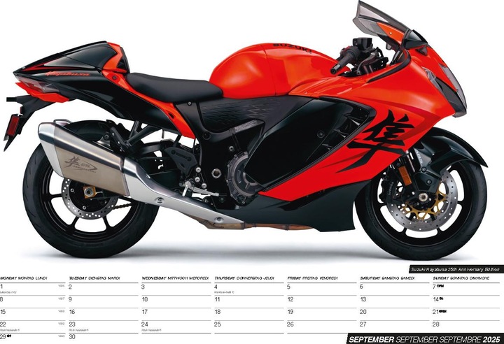 Produktbild Motorräder 2025 - Der Motorrad Kalender (42 x 30 cm, Harter Einband, Deutsch)