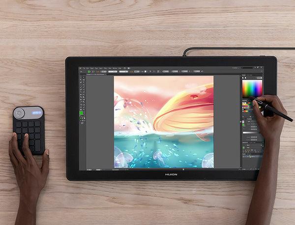Actual product image Huion Tablet Kamvas Pro 24 (4K) (23.80", 5080 lpi)