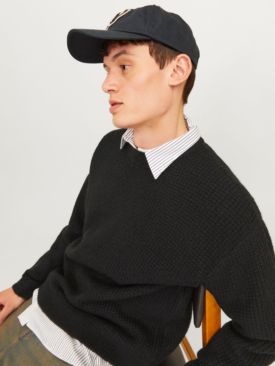 Image du produit Jack & Jones Unicolore Pull en maille à col rond Pull en maille à col rond (XS)