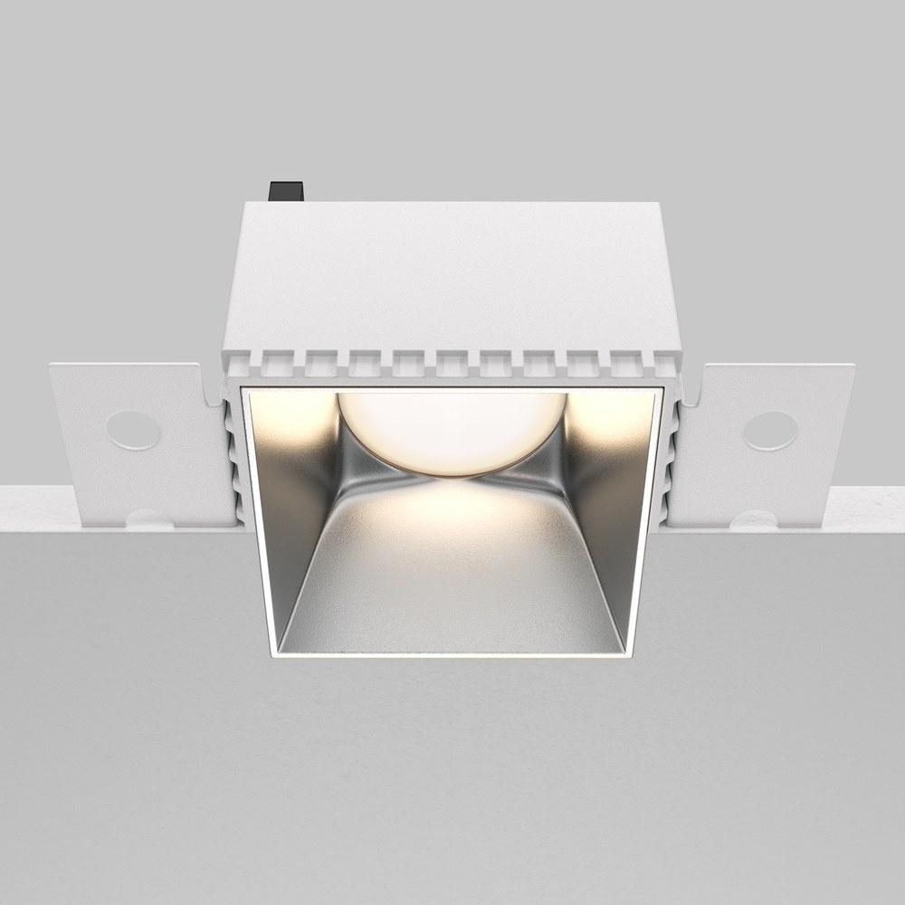 Thumbnail - Maytoni, Wandleuchte + Deckenleuchte, Share Downlight, Einbauleuchte GU10 Silber-Matt (GU10)
