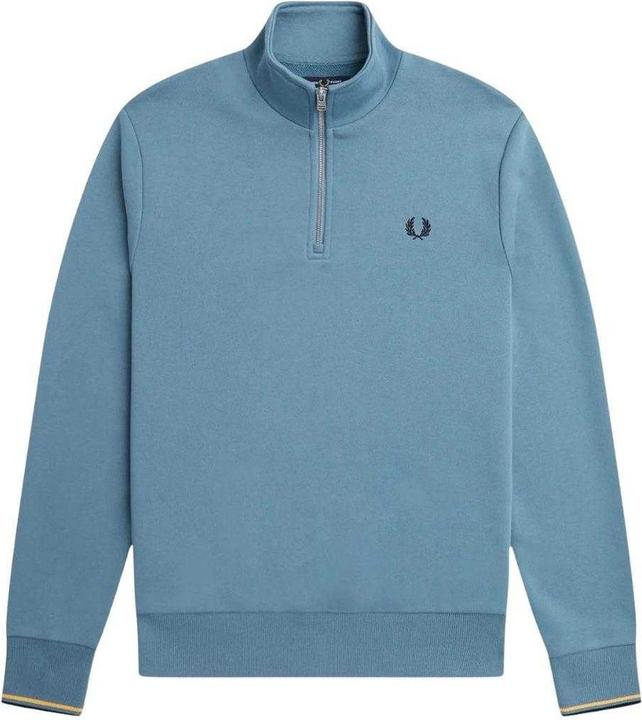 Produktbild Fred Perry Sweatshirt mit halbem Reissverschluss Umgeschlagener Ärmel (XS)